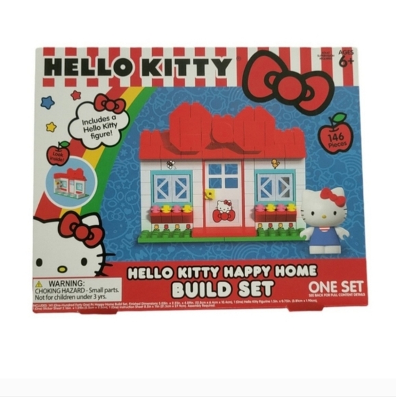 NEW Sanrio Hello Kitty Build Set & Figure - Happy Home - Picture 1 of 3